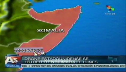 Un drone de Estados Unidos se estrelló en Somalia