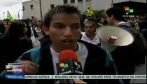 Estudiantes del Sena protestan contra privatización de la entidad