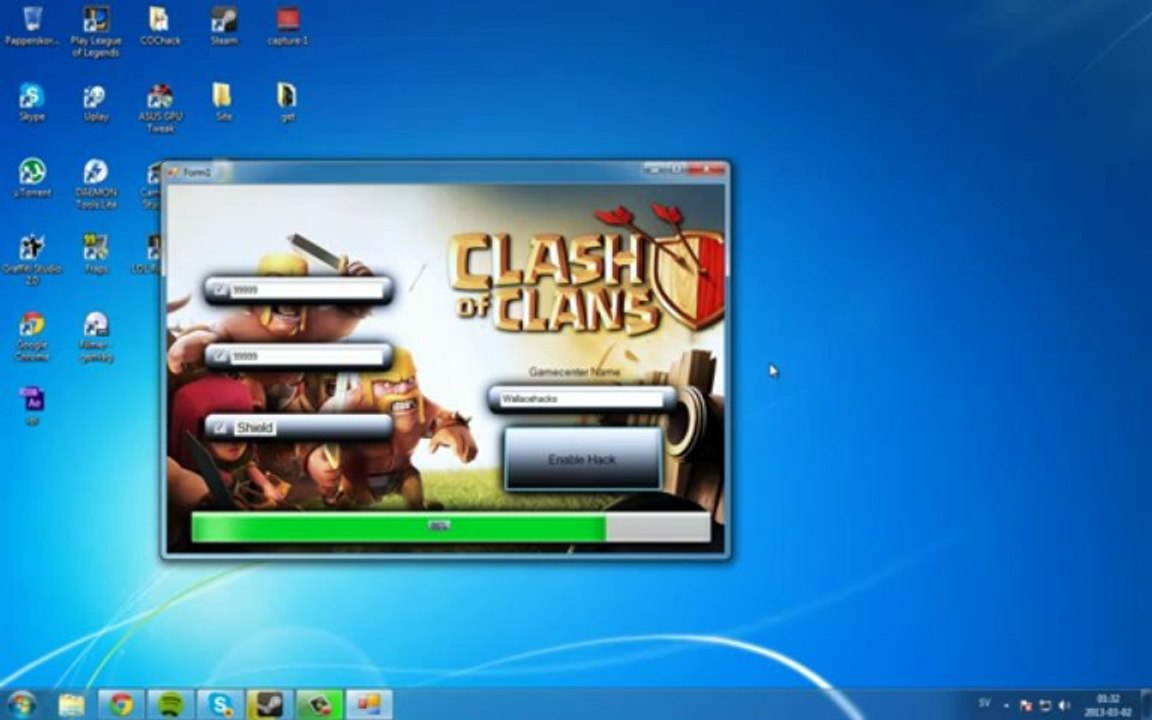 Clash of clans Amazing new Hack Tool 2013