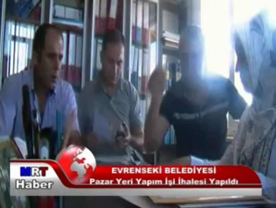 EVRENSEKİ BELEDİYESİ PAZARYERİ YAPIMI İHALESİ YAPILDI