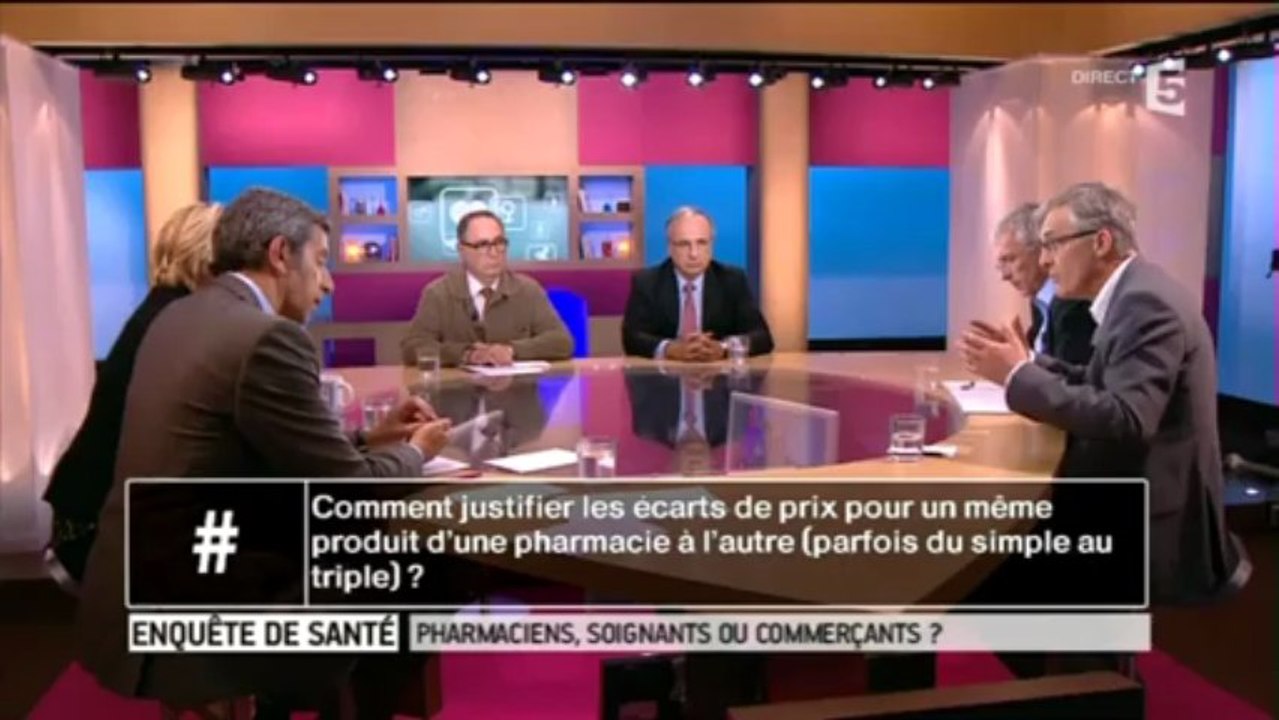 Sur le plateau de France 5 après le reportage