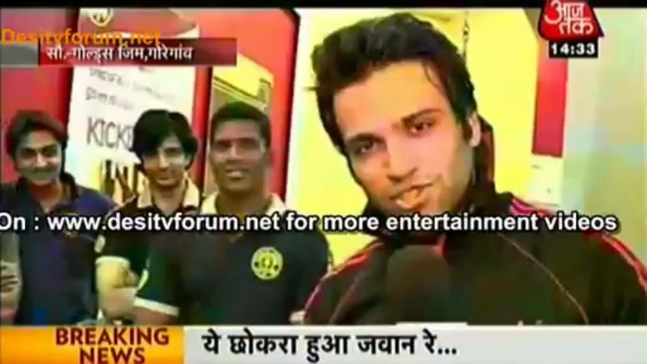 Rithvik Dhanjani (Arjun ke Fitness ka Raaz) SBB Segment 30th May 2012