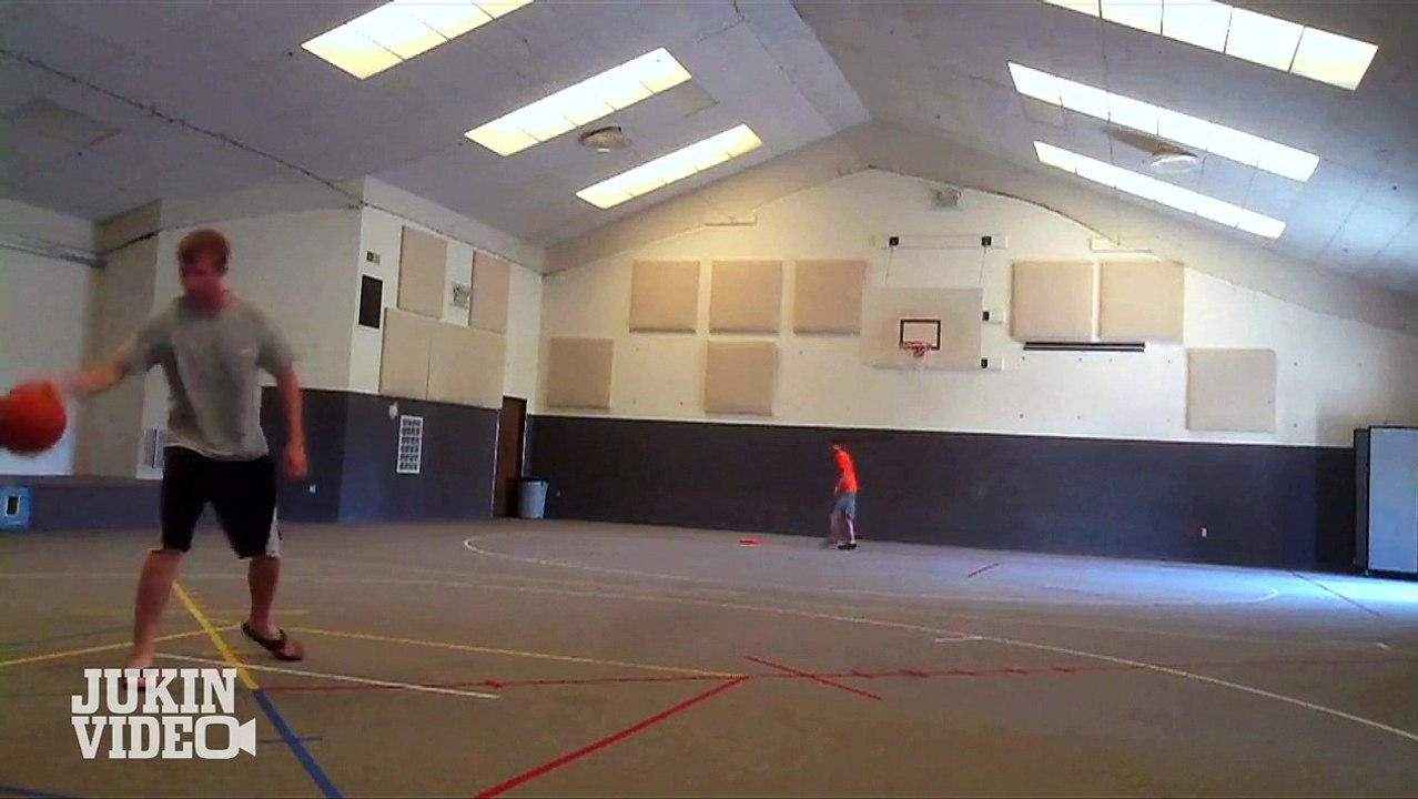 Basketball Trick Shot Gone Wrong
