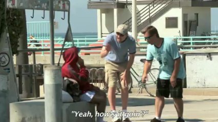 Talking baby talk on the beach (with jack vale)