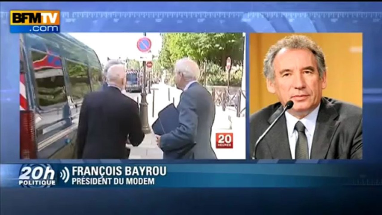 Affaire Tapie: mise en examen du juge Estoup: "c'est un tremblement de terre", pour Bayrou - 29/05