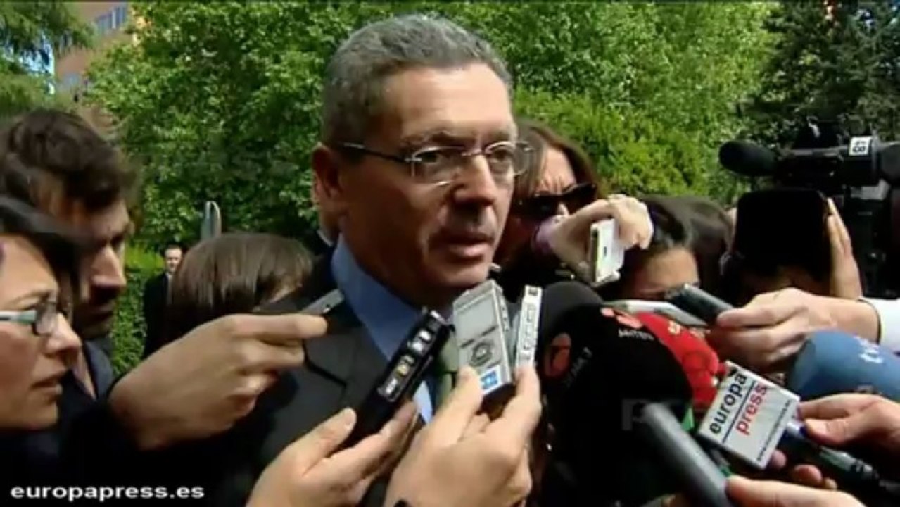 Gallardón confía en la justicia por el tema Camps y Barberá