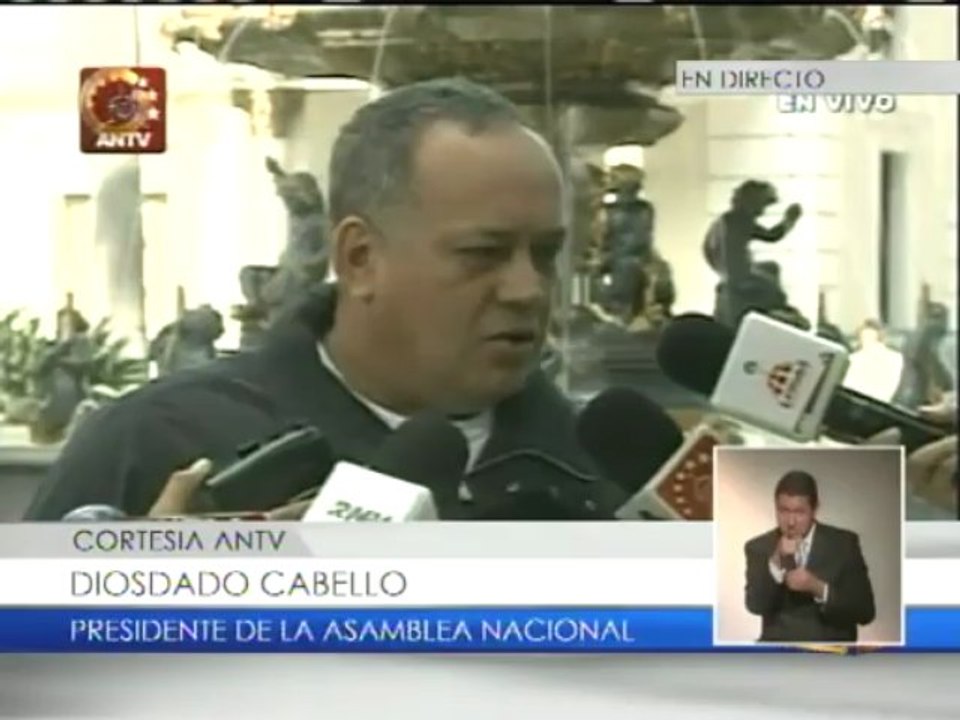 Cabello: Santos "le está poniendo una bomba" a las buenas relaciones con Venezuela al reunirse con Capriles