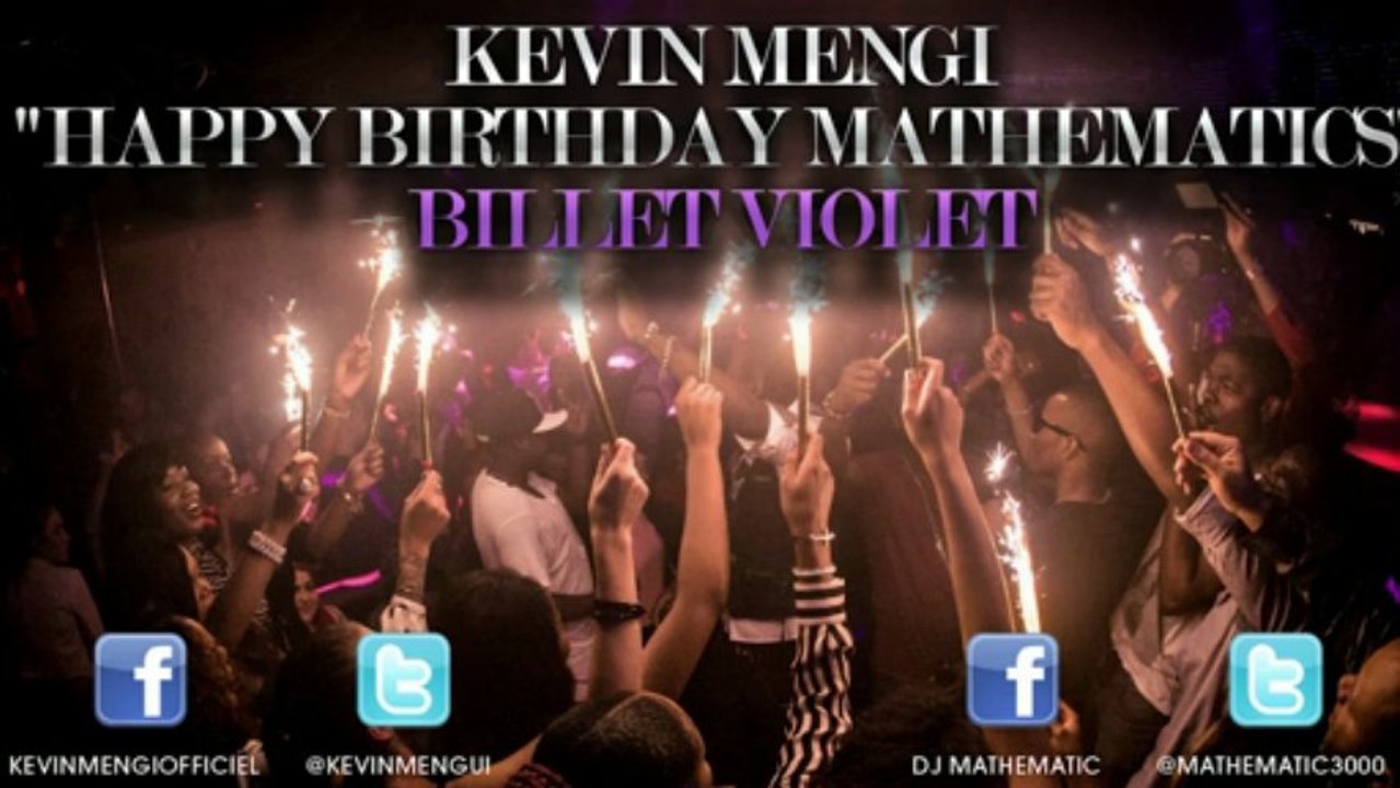 Kevin Mengi - "Happy Birthday Mathematics" Billet Violet