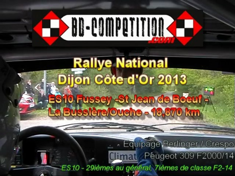 Rallye Dijon cote d'Or 2013 - ES10