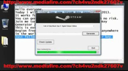Steam Key Generator Générateur ( FREE Download ) Call Of Duty Black Ops 2