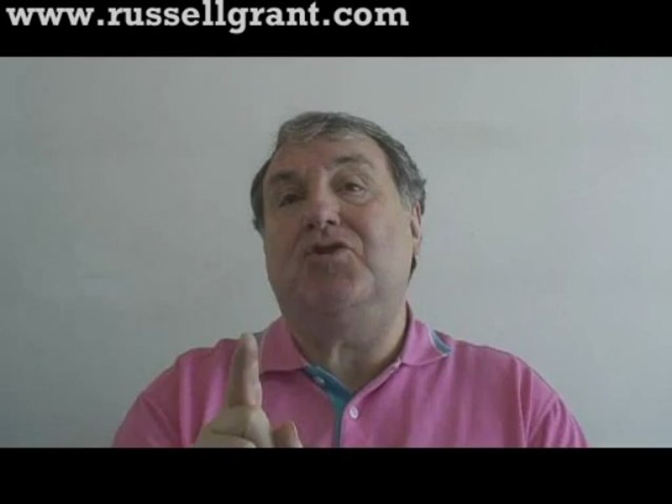 Russell Grant Video Horoscope Scorpio May Thursday 30th 2013 www.russellgrant.com