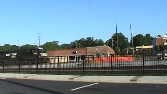 Norfolk Southern container and autorack train west through Austell Ga.