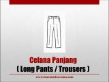 Learn Indonesian Clothing