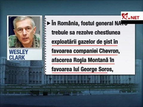 WESLEY CLARK si MARK GITENSTEIN - lobbyistii intereselor americane in Romania (Realitatea TV)