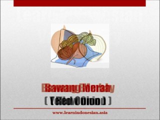 Learn Indonesian Vegetables Vocabulary