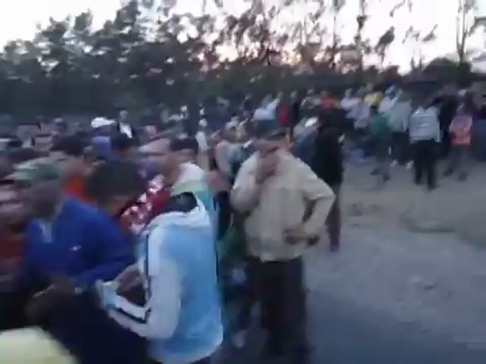 غليان شعبي باشتوكة بسبب ندرة المياه +قطع الطريق