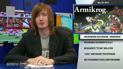 Doug TenNapel Designing New Game, PS4 Mandates Remote Play, and Blizzard's "Titan" Delayed - Hard News Clip