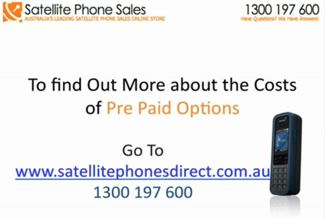 Who In Australia Sells Isatphone Pro Satellite Phones With A Pre Paid Sim Card