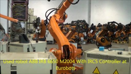 Test di precisione robot usato  ABB IRB 6650 3.2/125 alla Eurobots