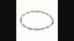 9ct White Gold Hinged Twist Bangle Review