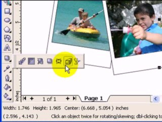 Polaroid effect in CorelDraw