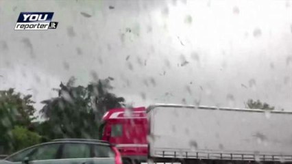 Une impressionnante tornade près de Milan