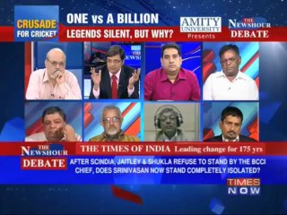 The Newshour Debate: Is it Srinivasan v/s Billions of cricket fans? (Part 2 of 3)