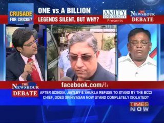The Newshour Debate: Is it Srinivasan v/s Billions of cricket fans? (Part 1 of 3)