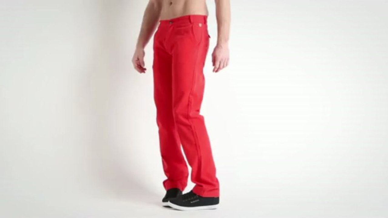 Armor Lux - Pantalon HERITAGE Rouge