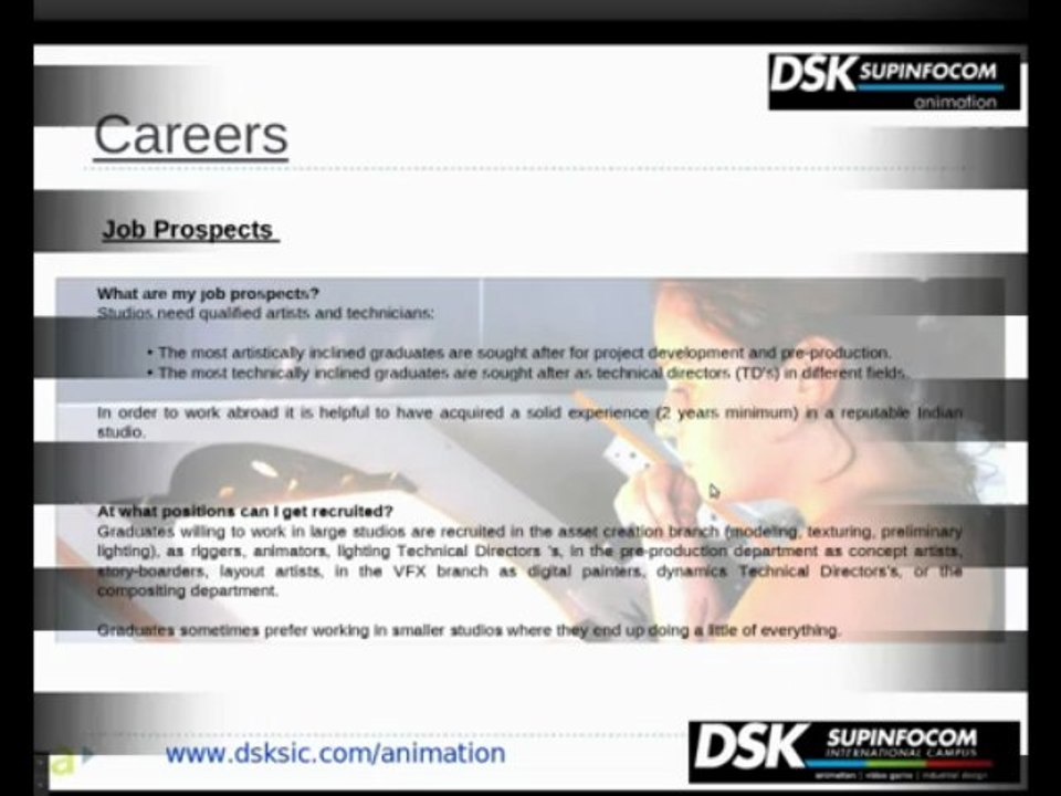 Top Animation School in India - DSK Supinfocom International Campus