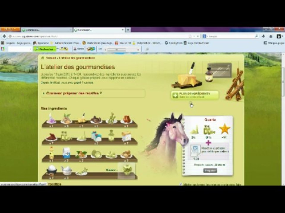 aide atelier gourmandise equideow