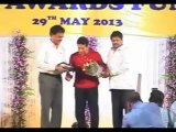 Sachin Tendulkar receives award for fastest ton in Ranji