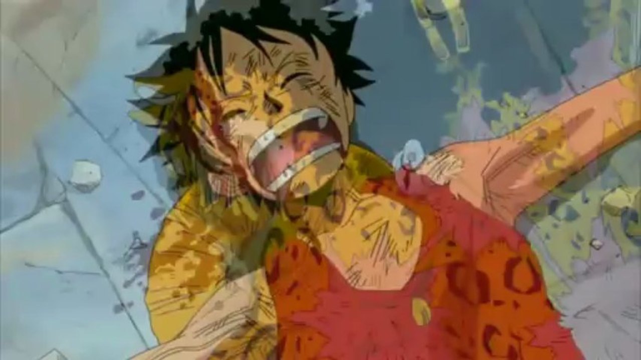 One piece HD ruffy vs lucci HD