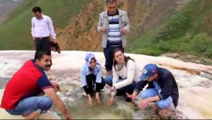 Van&#039;ın Pamukkalesine yoğun ilgi