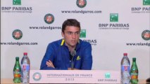 Roland-Garros - Simon : ''Pas assez relâché''