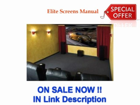 Buying Elite Screens Manual Pull Down Projection Screen, 16 9 Aspect Ratio, 135-inch (M135UWH) Review