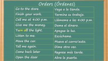 Como ordenar o dar instrucciones en inglés