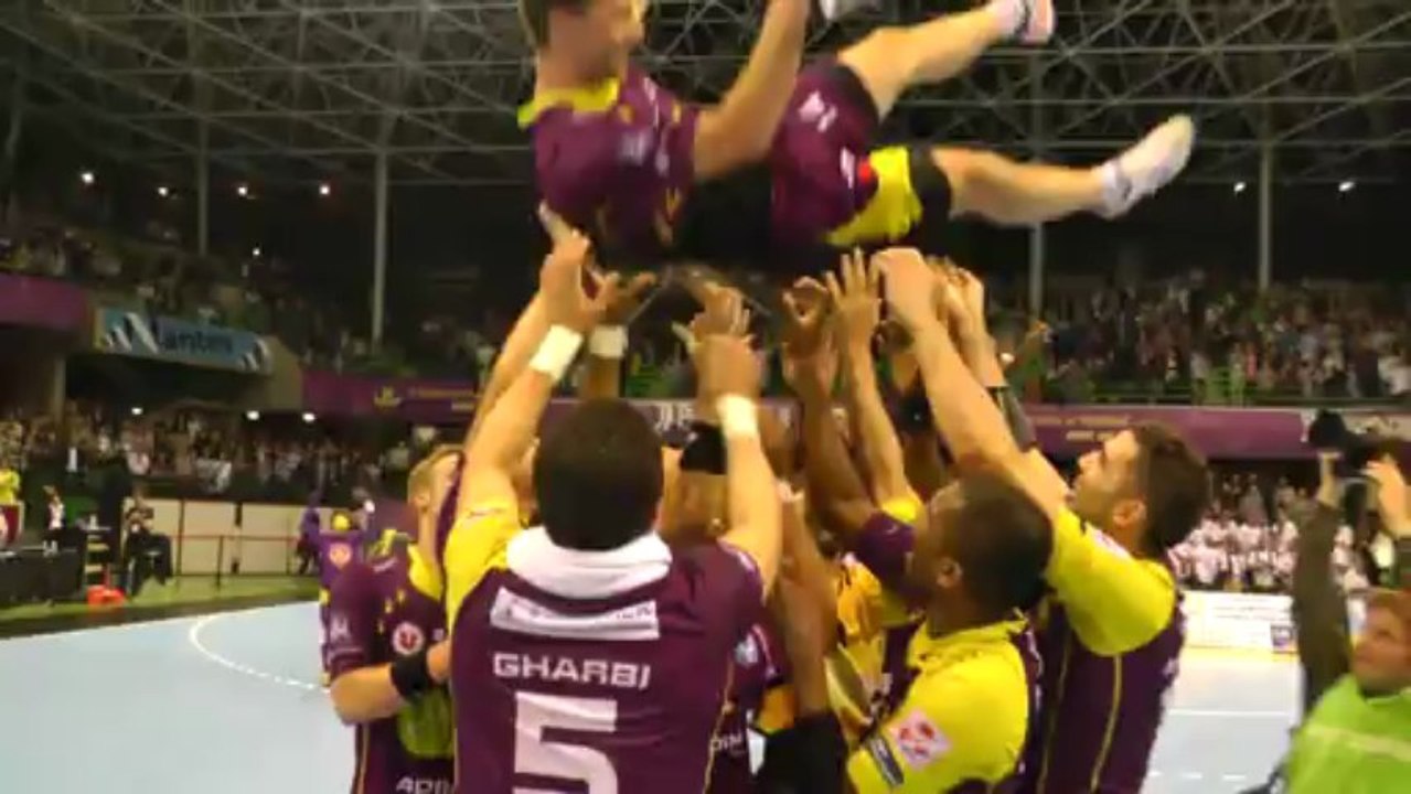 Frédéric Dole fait ses adieux au public du HBC NANTES