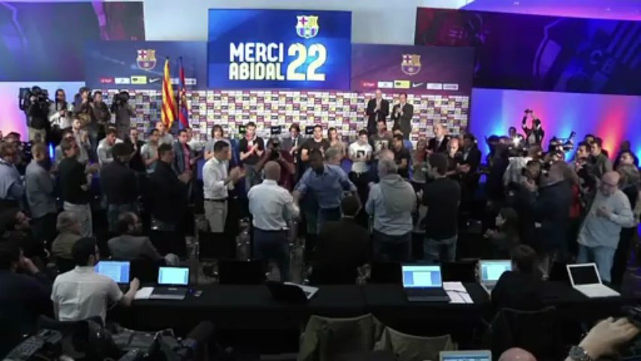 Abidal dit "au revoir" mais pas "adieu" au Barça