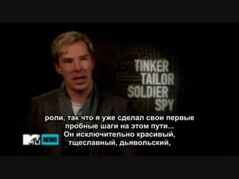 Benedict Cumberbatch - Preparing to play Smaug (Rus Sub)
