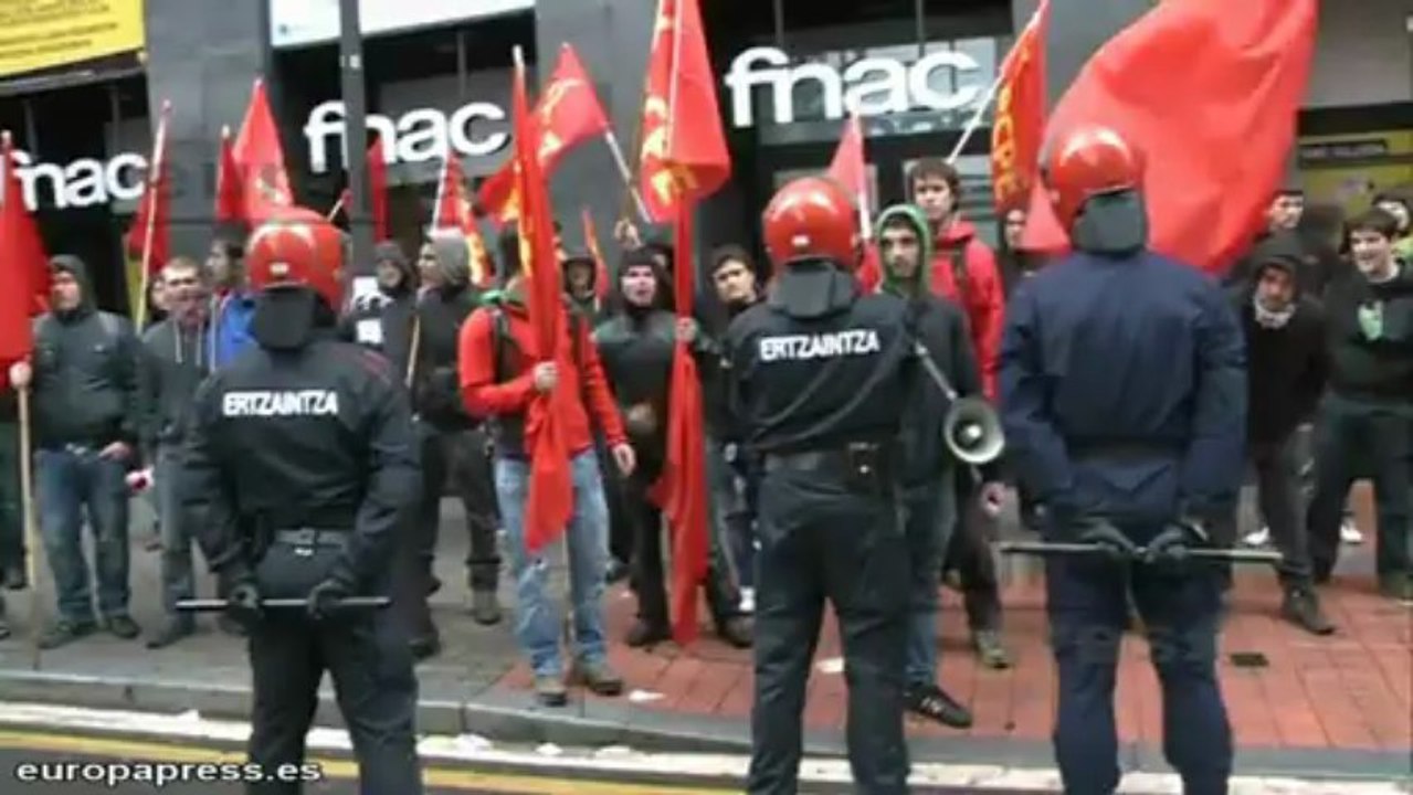 Huelga general en el País Vasco contra los recortes