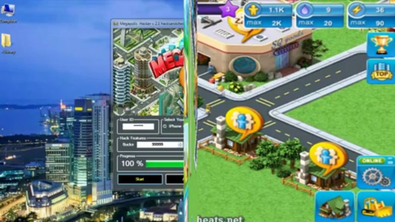 Megapolis Hack May 2013 Facebook,Android and iOS100% Working