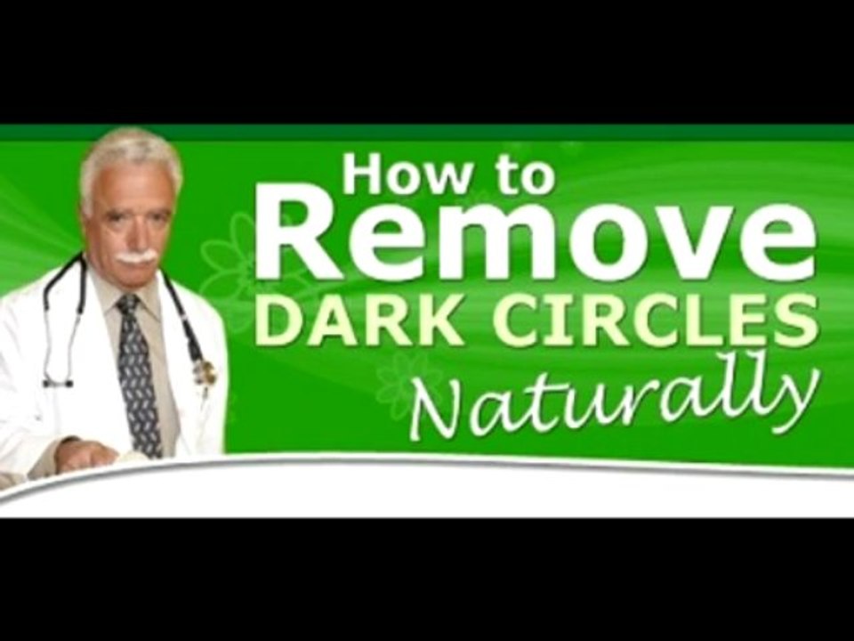Remove your dark circles at home