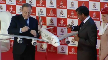 Real Madrid sign five year sponsorship contract with Emirates airline