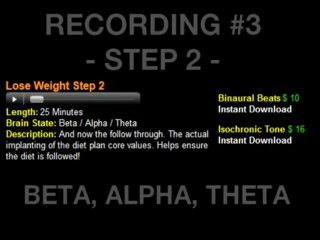 Brain frequencies to lose weight