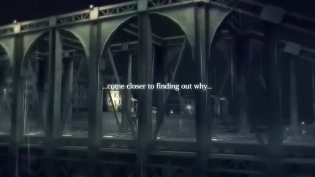 Rain - Two silhouettes