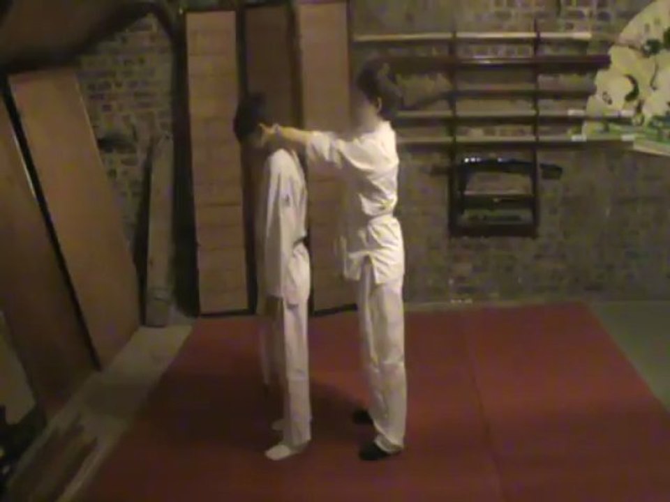 Ushiro ryote kubi shime waki katame