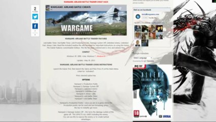 Wargame Airland Battle Trainer For Download
