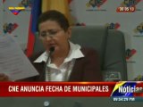 (Vídeo) CNE fija para el 8 de diciembre de 2013 convocatoria a las Elecciones Municipales