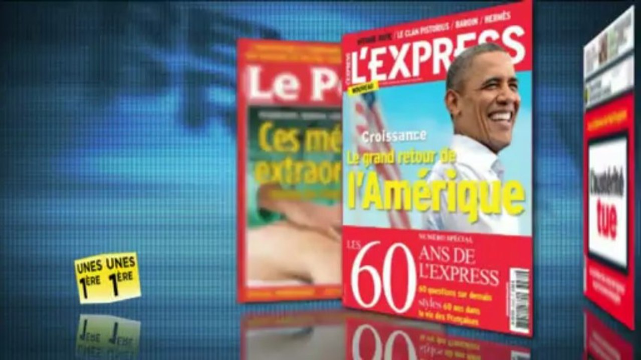 Revue de presse Unes 1ère - vendredi 31 mai 2013
